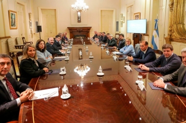 El Presidente recibe a los gobernadores en Casa Rosada