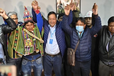 El candidato del MAS Luis Arce se impuso en las elecciones de Bolivia
