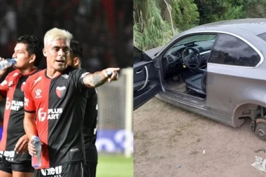 Preocupación por la desaparición del futbolista Brian Fernández: hallaron su auto destrozado