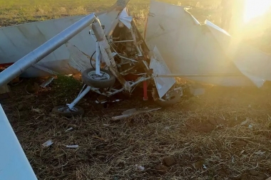 Córdoba: construyó una avioneta experimental y murió al estrellarse en un vuelo de prueba