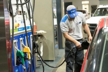 YPF aumentó sus combustibles hasta 5 por ciento