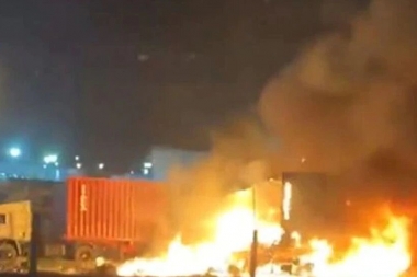 Accidente fatal en la Panamericana: choque, incendio y cuatro muertos