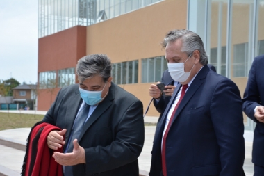Alberto Fernández inaugura la Facultad de Medicina de la Universidad Nacional de José C. Paz