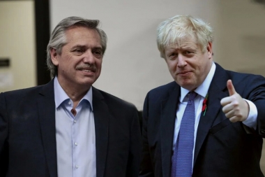 Fernández le dijo a Boris Johnson que no es posible un avance bilateral sin negociar la soberanía de Malvinas