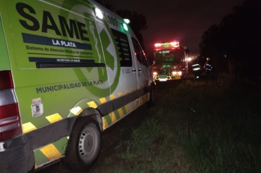 Brutal choque en ruta 36: murió una persona entre una camioneta y un camión