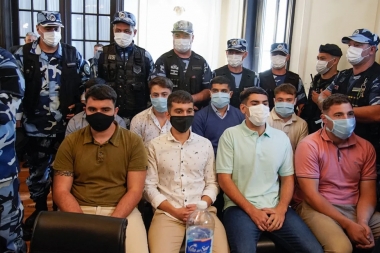 Juicio por el crimen de Fernando Báez Sosa: por primera vez, los rugbiers acusados están en la sala sin barbijo
