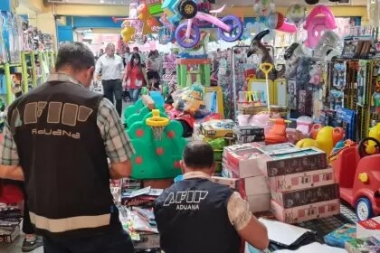 Aduana secuestró más de 7 mil juguetes que ingresaron al país en forma irregular