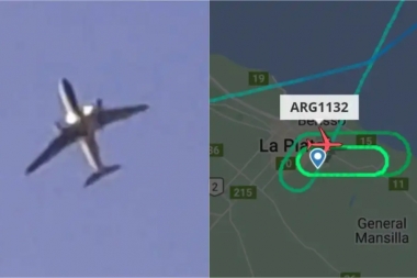El misterio del avión de Aerolíneas Argentinas que sobrevoló la ciudad de La Plata