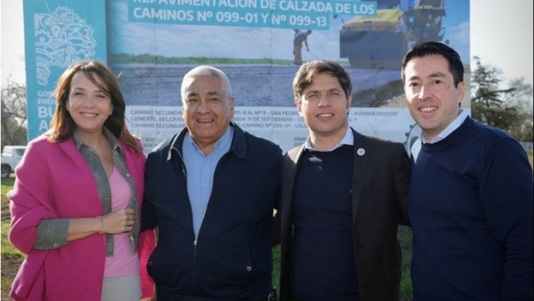 Kicillof encabeza el acto por el Día de la Soberanía en San Pedro