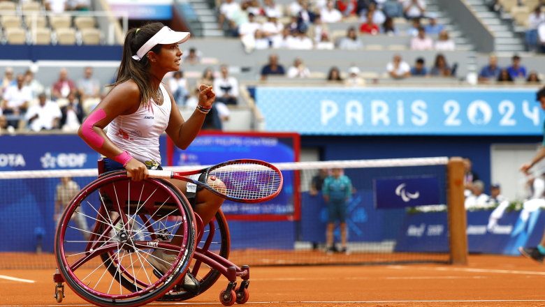 Angélica Bernal jugará la final de dobles en silla de ruedas en Wimbledon