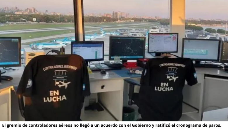 Controladores lanzan paros escalonados hasta fin de mes: vuelos reseñados
