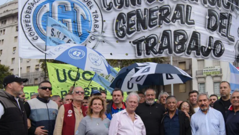 La CGT se moviliza en rechazo a la reforma laboral y apuesta a reunir 150 mil personas en Plaza de Mayo