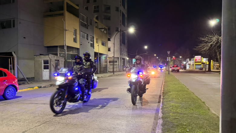 Refuerzan la seguridad en Chivilcoy con la colaboración de la División de Equipo Motorizado Antidisturbios de Infantería  