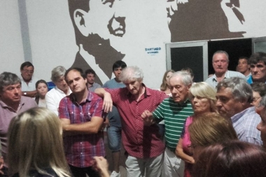 COCO CASTELLARI SE SOLIDARIZÓ CON SANTIAGO MAGGIOTTI Y LO VISITÓ EN LA CASA JUSTICIALISTA