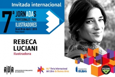 Rebeca Luciani:  participará Septimo año del  enriquecedor encuentro "Jornadas Profesionales para Ilustradores"