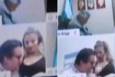 El DiPorn : le beso los pechos a una mujer en plena sesión virtual