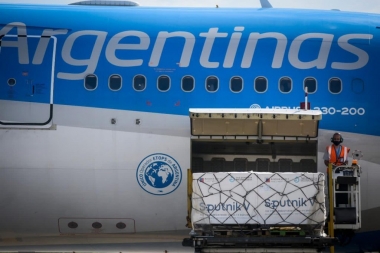 Más de 1,1 millones de vacunas Sputnik V llegaron a la Argentina
