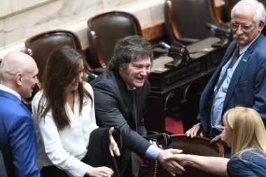 La fórmula presidencial Javier Milei y Victoria Villarruel es proclamada en la Asamblea Legislativa