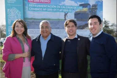 Kicillof encabeza el acto por el Día de la Soberanía en San Pedro