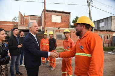 La Plata: La Municipalidad inició una obra troncal en Altos de San Lorenzo