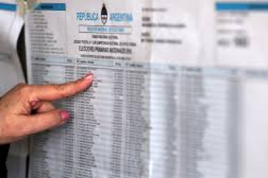Reprogramaron el padrón y reasignaron escuelas de votación en Buenos Aires
