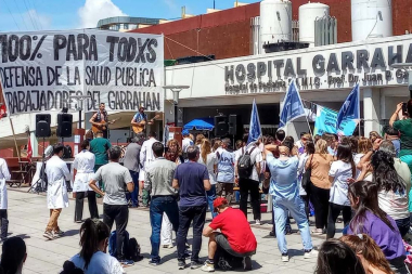 Nuevo paro de médicos y empleados del Hospital Garrahan por emergencia pediátrica y salarios