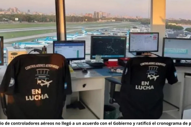 Controladores lanzan paros escalonados hasta fin de mes: vuelos reseñados