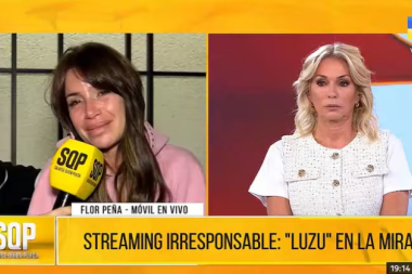 ESCÁNDALO EN VIVO: Florencia Peña rompió en llanto tras difundir la falsa muerte del padre de Messi y fue eyectada de Luzu TV