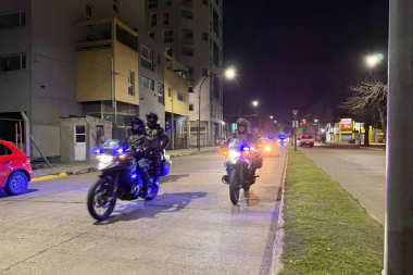 Refuerzan la seguridad en Chivilcoy con la colaboración de la División de Equipo Motorizado Antidisturbios de Infantería  
