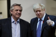 Fernández le dijo a Boris Johnson que no es posible un avance bilateral sin negociar la soberanía de Malvinas