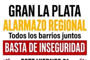 Todos los viernes:  "un ruidazo por inseguridad y reclaman más patrulleros"